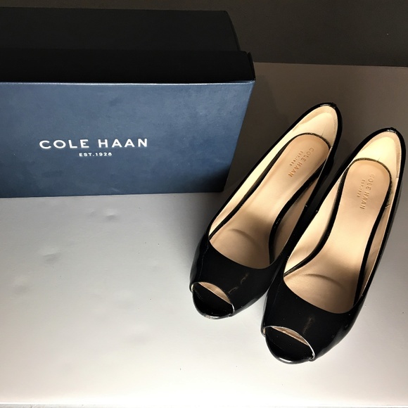 cole haan sadie wedge black